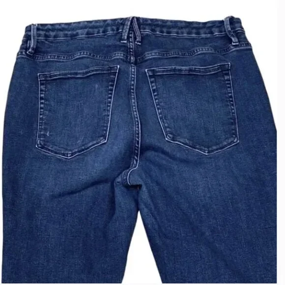 Good American Good Legs Sculpting Jeans Size 16 Dark Wash Organic Cotton - Picture 6 of 7